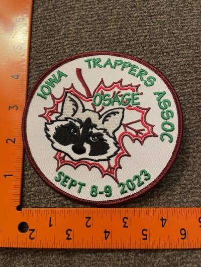 Iowa Trappers Assoc 2023 Convention Patch - Osage